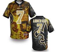 New Orleans Saints #7 Morten Andersen Stitched NFL Elite Fanatical Version Jersey (4)