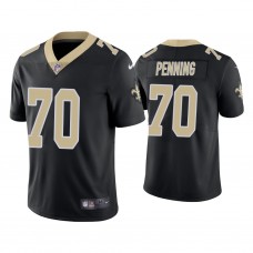 New Orleans Saints #70 Trevor Penning Black Vapor Limited 2022 NFL Draft Jersey