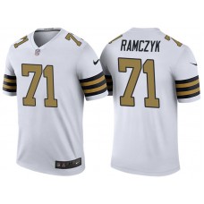 New Orleans Saints #71 Ryan Ramczyk White Color Rush Legend Jersey