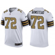 New Orleans Saints #72 Terron Armstead White Color Rush Legend Jersey