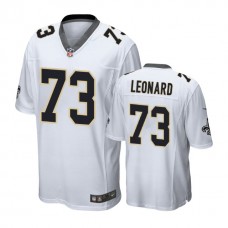New Orleans Saints #73 Rick Leonard White Game Jersey