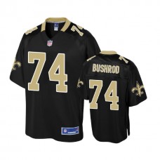 New Orleans Saints #74 Jermon Bushrod Black Player Jersey