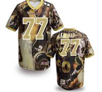 New Orleans Saints #77 Willie Roaf Stitched NFL Elite Fanatical Version Jersey (5)