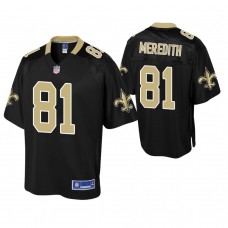 New Orleans Saints #81 Cameron Meredith Black Pro Line Player Jersey