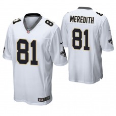 New Orleans Saints #81 Cameron Meredith White Game Jersey