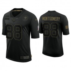New Orleans Saints #88 Ty Montgomery Black 2020 Salute to Service Limited Jersey