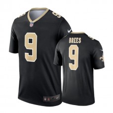 New Orleans Saints #9 Drew Brees Black Legend Jersey