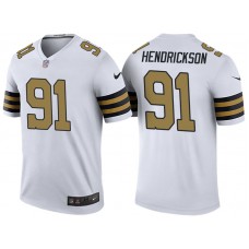 New Orleans Saints #91 Trey Hendrickson White Color Rush Legend Jersey