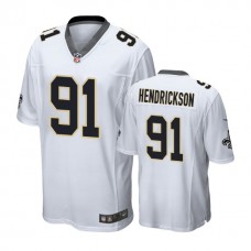 New Orleans Saints #91 Trey Hendrickson White Game Jersey