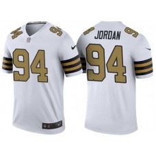 New Orleans Saints #94 Cameron Jordan White Color Rush Legend Jersey