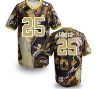 New Orleans Saints 25# Reggie Bush Stitched NFL Elite Fanatical Version Jersey (5) - 副本