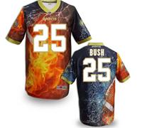 New Orleans Saints 25# Reggie Bush Stitched NFL Elite Fanatical Version Jersey (6) - 副本