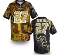 New Orleans Saints 27 JENKINS Stitched NFL Elite Fanatical Version Jersey (4) - 副本