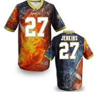 New Orleans Saints 27 JENKINS Stitched NFL Elite Fanatical Version Jersey (6)