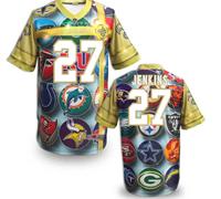 New Orleans Saints 27 JENKINS Stitched NFL Elite Fanatical Version Jersey (8)