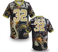 New Orleans Saints 32 Johnny Patrick Stitched NFL Elite Fanatical Version Jersey (3) - 副本