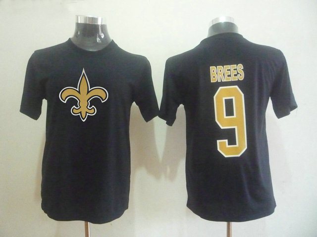 NEW NFL New Orleans Saints 9 Mark Brees Name & Number T-Shirt