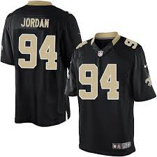 New Orleans Saints 94 Cameron Jordan black Elite Jerseys