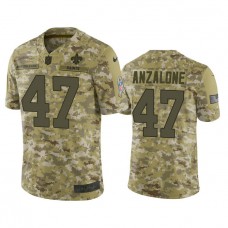 New Orleans Saints Alex Anzalone #47 Camo Jersey 2018 Salute to Service