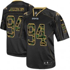 New Orleans Saints Cameron Jordan Black Camo Game Fashion Jersey