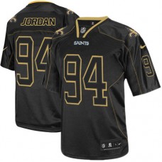 New Orleans Saints Cameron Jordan Black Elite Lights Out Jersey