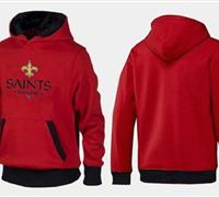New Orleans Saints Critical Victory Pullover Hoodie Red & Black