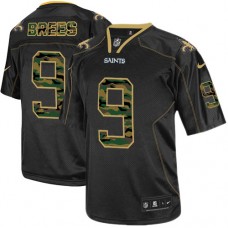 New Orleans Saints Drew Brees Black Camo Limited Fashion Jersey
