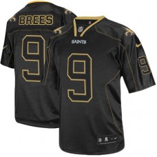 New Orleans Saints Drew Brees Black Limited Lights Out Jersey