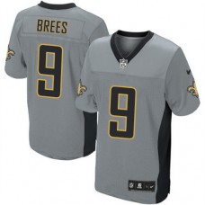New Orleans Saints Drew Brees Grey Game Shadow Jersey