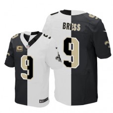 New Orleans Saints Drew Brees Two Tone Elite Team Road C Patch Jersey