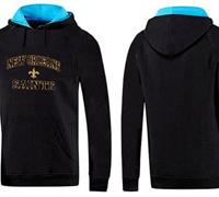 New Orleans Saints Heart & Soul Pullover Hoodie Black & Blue