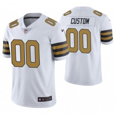 New Orleans Saints White Color Rush Legend Customized Jersey