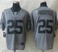 New Philadelphia Eagles #25 LeSean McCoy Lights Out Grey Elite Jerseys
