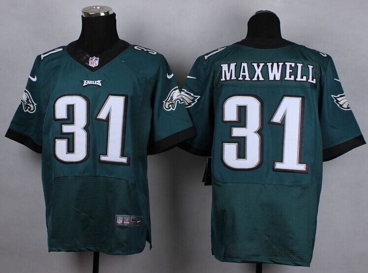New Philadelphia Eagles #31 Byron Maxwell  Midnight Green Elite Jersey