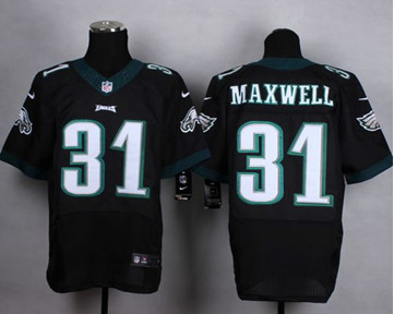 New Philadelphia Eagles #31 Byron Maxwell Black Alternate Men's Stitched NFL New Elite Jersey
