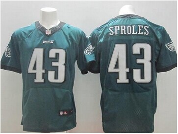 New Philadelphia Eagles #43 Darren Sproles Midnight Green Team Color NFL New Elite Jersey