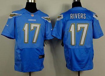 New San Diego Chargers #17 Philip Rivers Electric Blue Alternate NFL New Elite jersey