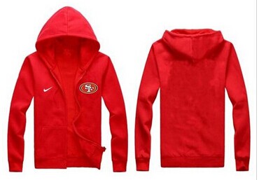 New San Francisco 49ers Authentic Logo Hoodie Red