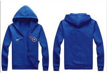 New Tennessee Titans Authentic Logo Hoodie Blue