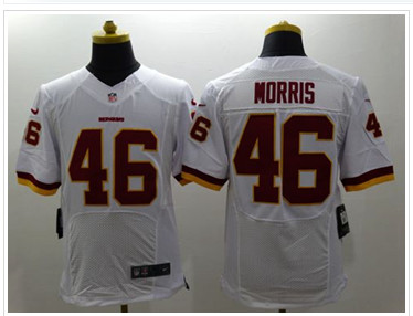 New Washington Redskins #46 Alfred Morris White NFL New Elite Jersey