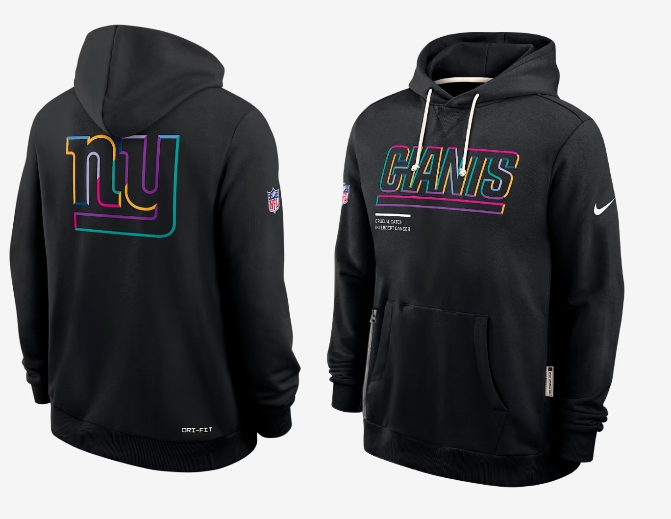 New York  Giants  2025 Salute to Service Limited Football Stitched hoodie Jersey