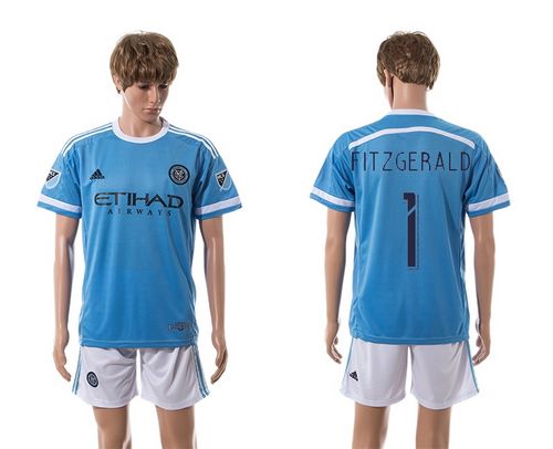 New York City #1 Fitzgerald Home Soccer Club Jersey