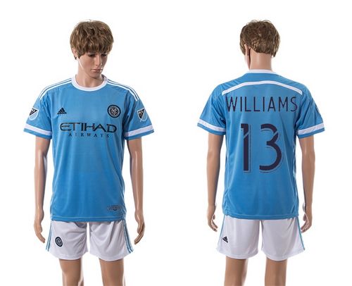 New York City #13 Williams Home Soccer Club Jersey