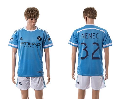 New York City #32 Nemec Home Soccer Club Jersey