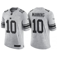 New York Giants #10 Eli Manning 2016 Gridiron Gray II Limited Jersey