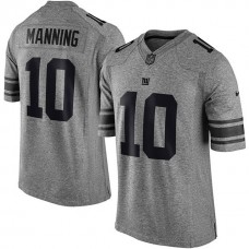 New York Giants #10 Eli Manning Gridiron Gray Limited Jersey