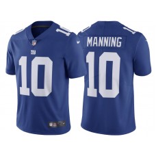 New York Giants #10 Eli Manning Royal Vapor Untouchable Limited Player Jersey
