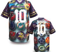 New York Giants #10 Eli Manning Stitched NFL Elite Fanatical Version Jersey (10)