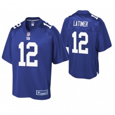 New York Giants #12 Cody Latimer Royal Pro Line Player Jersey