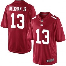 New York Giants #13 Odell Beckham Jr. Red Game Jersey